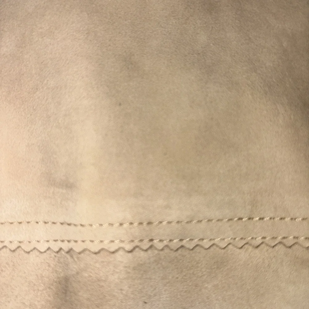 Lauren Ralph Lauren Suede Leather Fringe Western Jacket Camel Women's 18 - Picture 8 of 11